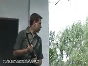 Twink Fox gets searched by a patrolman