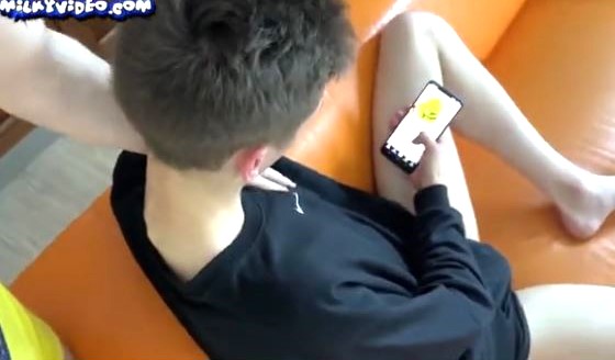 The boy loves big cocks